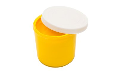 Suluboya boya beyaz arka plan üzerinde izole kovalar. Sanat pa