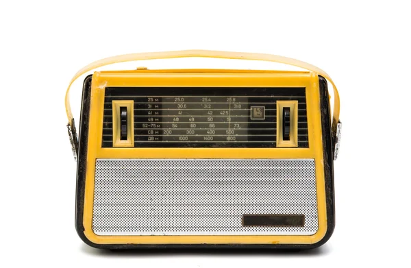 Radio retrò isolato — Foto Stock