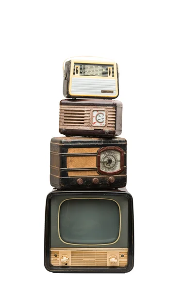 Retro TV analógico — Foto de Stock