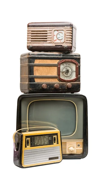 Analógico de TV retro — Fotografia de Stock