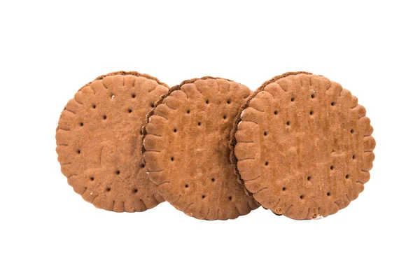 Soubory cookie Sandwich izolované — Stock fotografie