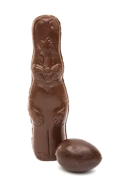 Chocolade bunny kunst — Stockfoto