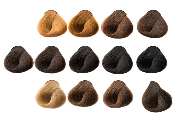 Lock of hair color — Stock Photo, Image