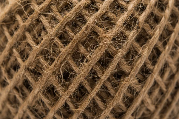 Skein of jute twine closeup — Stock Photo, Image