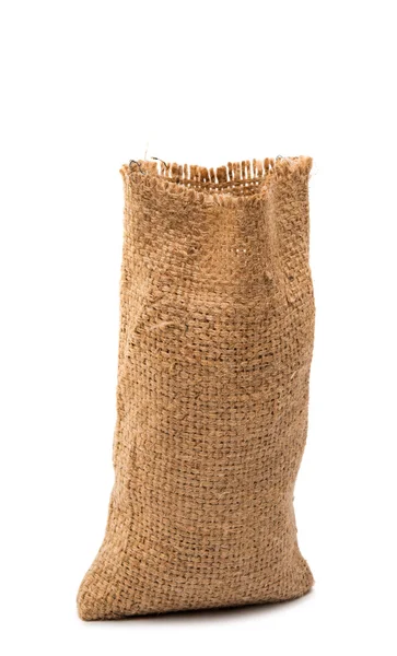 Bolsa con grano aislado — Foto de Stock