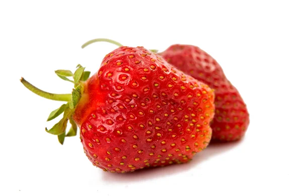 Dessert fraises mûres — Photo