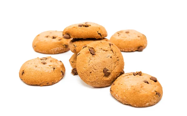 Cookies with chocolate — Stock Photo, Image