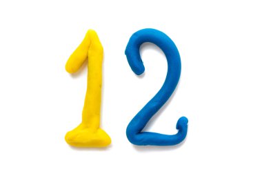 izole hamuru rakamlar