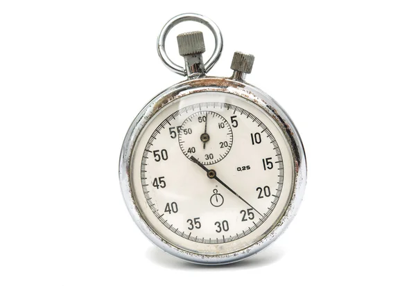 Old stopwatch isolated — Stock Photo, Image