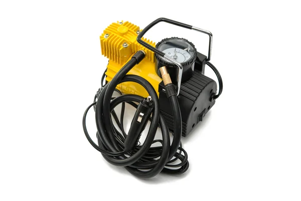 De auto compressor geïsoleerd — Stockfoto