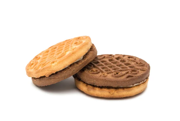 Sendvičové sušenky dezert — Stock fotografie
