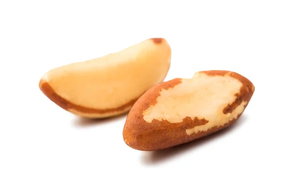 Brazil nuts isolated — Stock Photo, Image