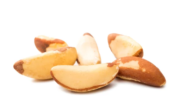 Brazil nuts isolated — Stock Photo, Image