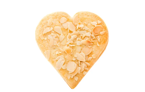 Galletas de corazón aisladas —  Fotos de Stock