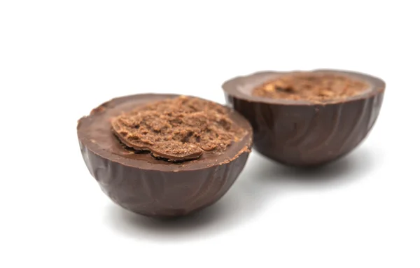 Čokoládové bonbóny izolované — Stock fotografie