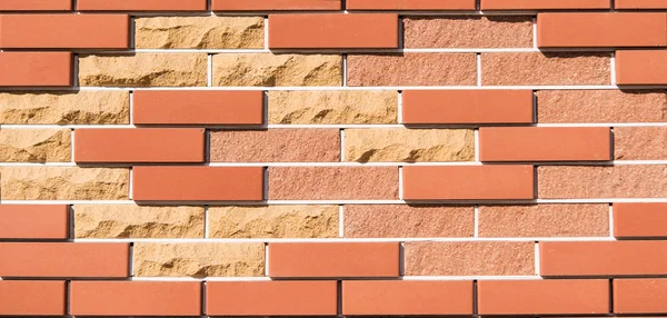 Brick wall with new bricks — Stock Photo, Image