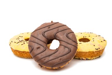 çörek izole sır içinde 