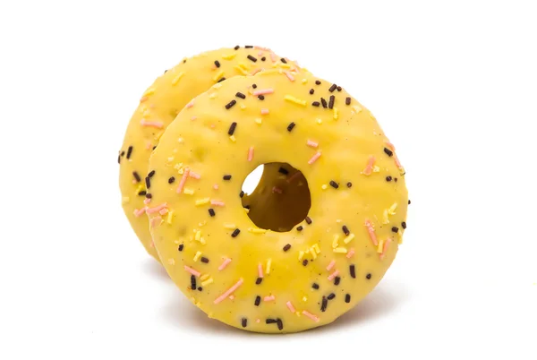 Donuts en esmalte aislado — Foto de Stock