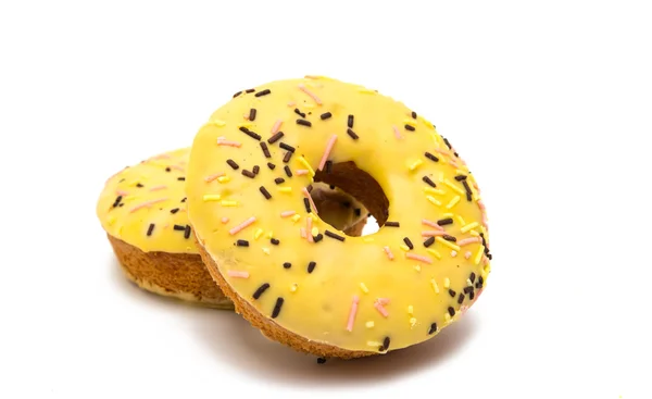 Donuts en esmalte aislado — Foto de Stock