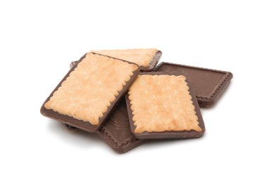 çikolatalı kurabiye izole