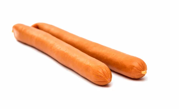 Salsiccia per hot dog isolato — Foto Stock