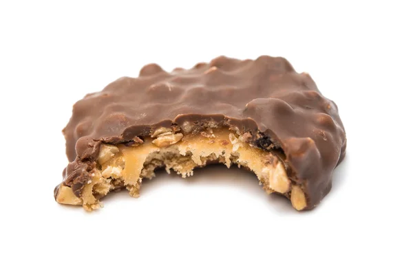 Cookies met chocolade geïsoleerd — Stockfoto
