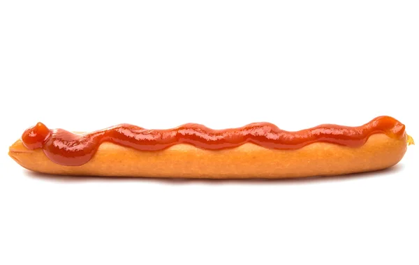 Saucisse pour hot dog isolé — Photo