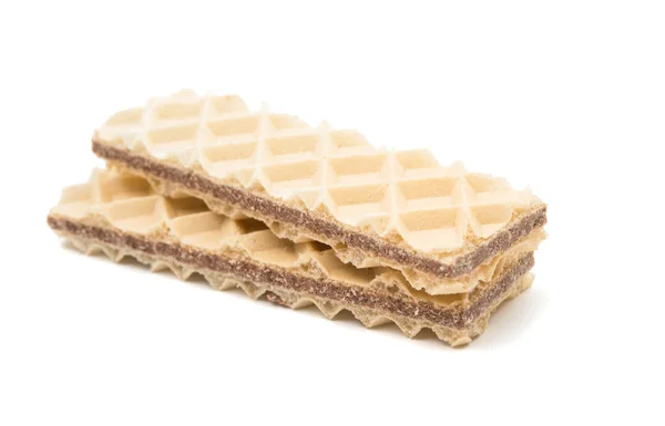 Jedzenie czekolady wafel — Zdjęcie stockowe