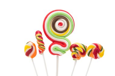 izole lolipop şeker