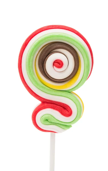 Lollipop geïsoleerd snoep — Stockfoto