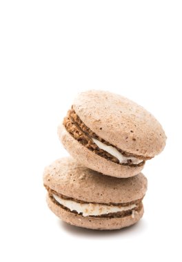 acıbadem kurabiyesi çikolata izole 