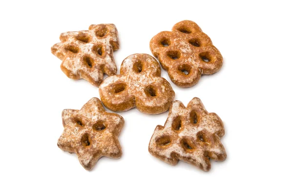 Jul cookies isolerade — Stockfoto