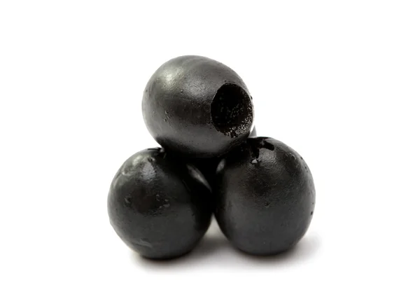 Olives noires isolées — Photo
