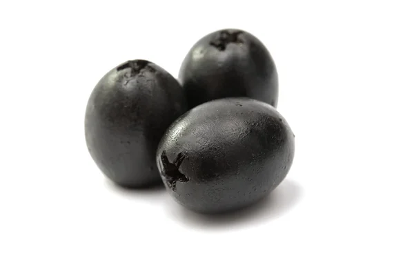 Svarta oliver isolerade Royaltyfria Stockbilder