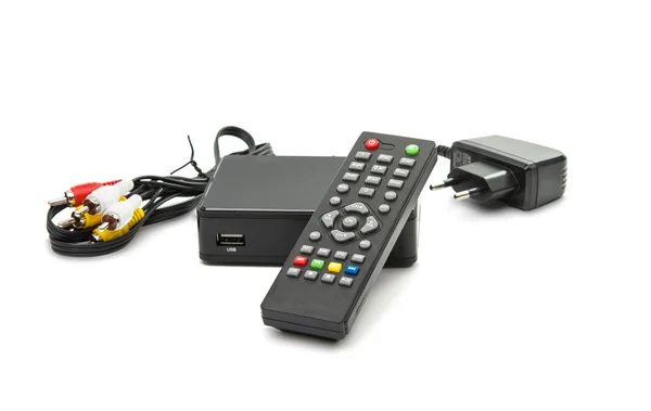TV receiver isolated — Stock Photo, Image