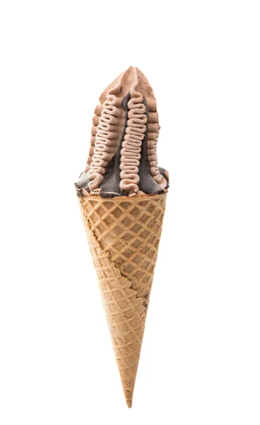 华夫格杯冰淇淋 — 图库照片