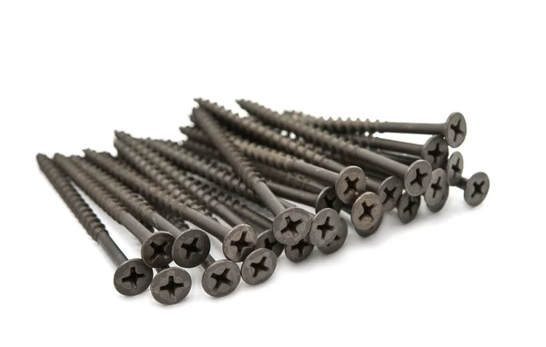 Iron screws isolated — Stock Photo, Image