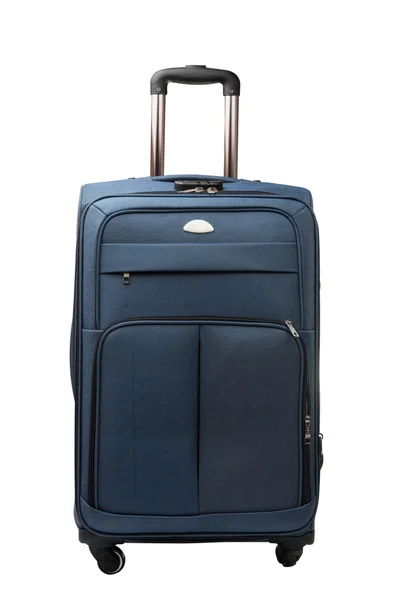 Suitcase on wheels isolated — Stock Photo, Image