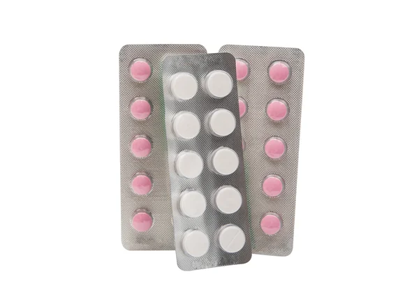 Balení pilulek léků — Stock fotografie