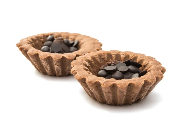 초콜릿 디저트 tartlets — 스톡 사진