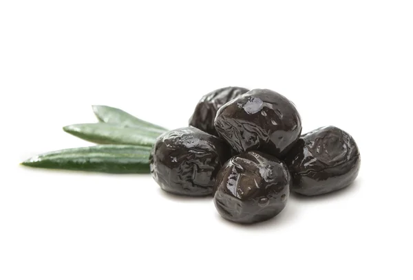 Svarta oliver naturliga — Stockfoto