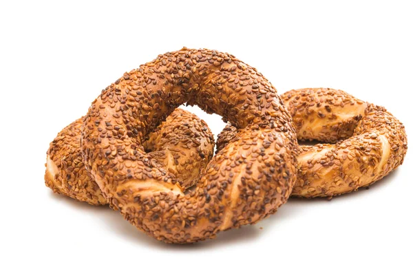 Bagel mit Sesam — Stockfoto