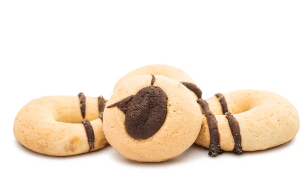 Biscuit geïsoleerde dessert — Stockfoto