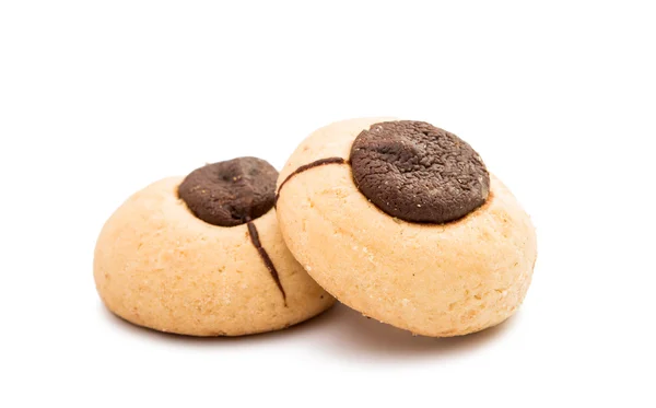 Biscuit geïsoleerde dessert — Stockfoto