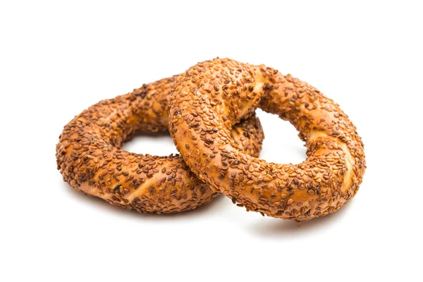 Bagel med sesam — Stockfoto