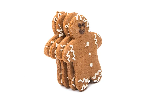 Gingerbread man jul — Stockfoto