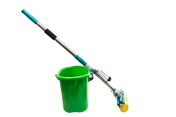 Mop with a bucket — Stock Photo, Image
