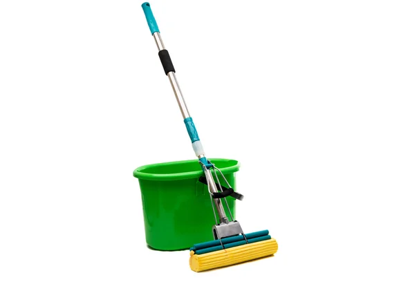 Mop with a bucket — Stock Photo, Image