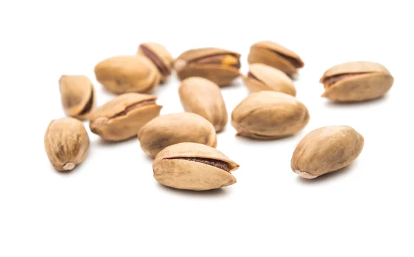 Pistachos salados aislados — Foto de Stock