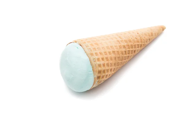 아이스크림 와플 컵에 — 스톡 사진